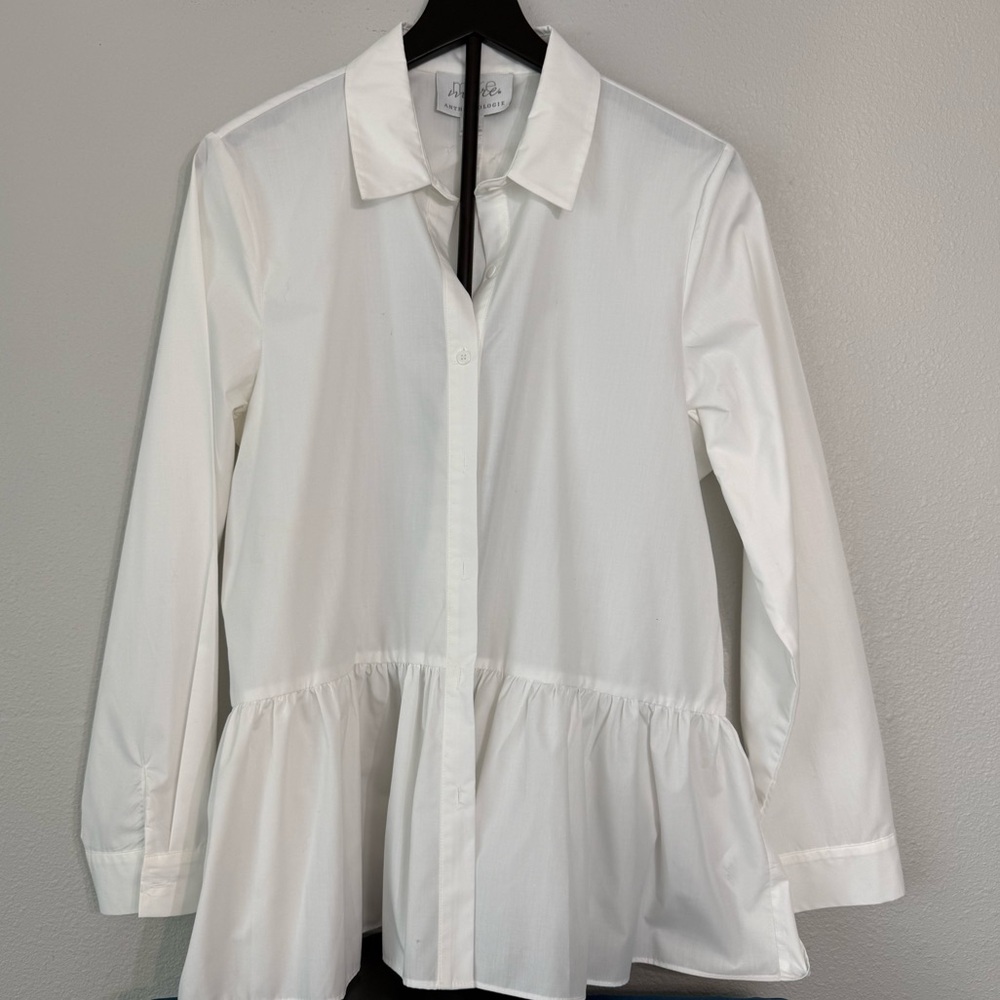 Anthropologie Mare Mare Bow Back Tunic Blouse Women’s Size L - Picture 13 of 16